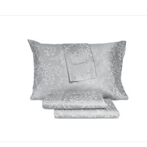 Art of the Weave Jacobean Floral 1000 Thread Count Cotton Sateen Blend 4-Pc.